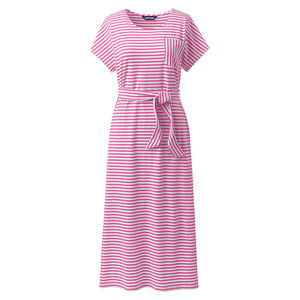 Lands End Womens Petite Pink Cap Sleeve 
